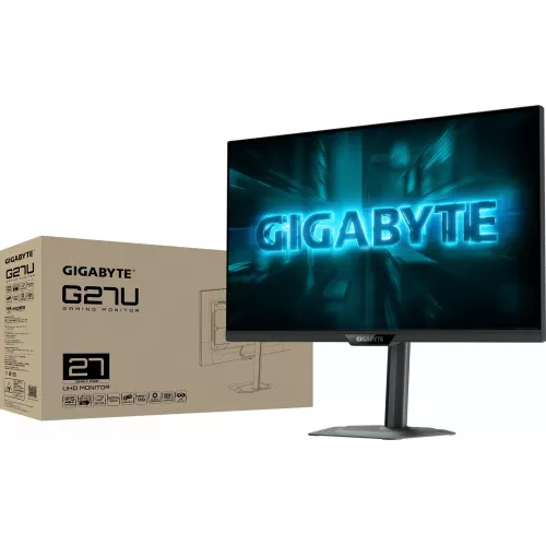 Монитор Gigabyte 27" G27U черный IPS LED 16:9 HDMI матовая HAS Piv 350cd 178гр/178гр 3840x2160 160Hz G-Sync FreeSync Premium DP 4K USB 6.96кг
