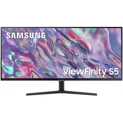 Монитор Samsung 34" ViewFinity S5 LS34C500GAUXEN черный VA LED 21:9 полуматовая 3000:1 300cd 178гр/178гр 3440x1440 100Hz FreeSync DP Ultra WQHD 4.9кг