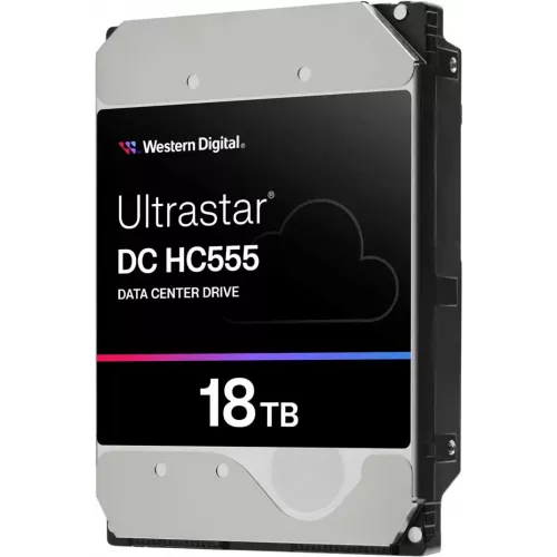 Жесткий диск WD SATA-III 18TB 0B48723 WUH722018CLE6L4 Ultrastar DC HC555 512E (7200rpm) 512Mb 3.5"