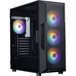 Корпус Zalman i3 Neo v2 черный без БП ATX 7x120mm 5x140mm 1xUSB3.0 audio bott PSU