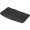 Клавиатура Logitech Wave Keys графитовый USB беспроводная BT/Radio slim Ergo LED (подставка для запястий) (920-012319)
