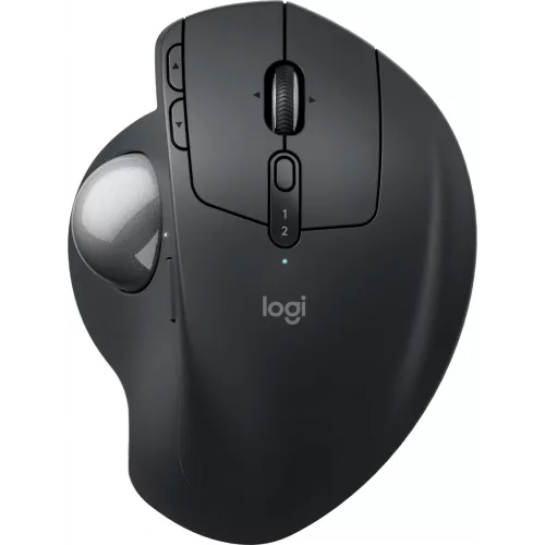 Трекбол Logitech Trackball MX Ergo S графитовый оптическая 2048dpi silent беспров. BT/Radio USB 8but (910-007261)