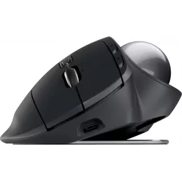 Трекбол Logitech Trackball MX Ergo S графитовый оптическая 2048dpi silent беспров. BT/Radio USB 8but (910-007261)