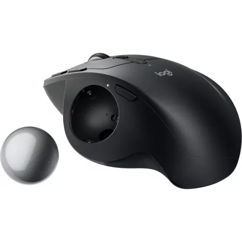 Трекбол Logitech Trackball MX Ergo S графитовый оптическая 2048dpi silent беспров. BT/Radio USB 8but (910-007261)