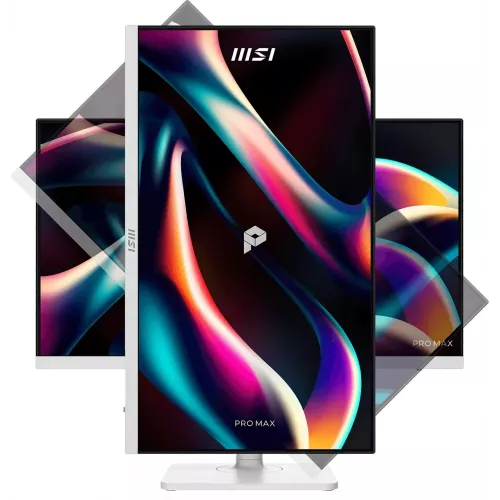 Монитор MSI 23.8" Pro Max MAX 241PHW E14 белый IPS LED 16:9 HDMI M/M матовая HAS Piv 1500:1 300cd 178гр/178гр 1920x1080 144Hz DP FHD USB 5.35кг