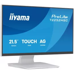 Монитор Iiyama 21.5" ProLite T2252MSC-W2AG белый IPS LED 5ms 16:9 HDMI M/M матовая 250cd 178гр/178гр 1920x1080 60Hz DP FHD USB Touch 4.5кг