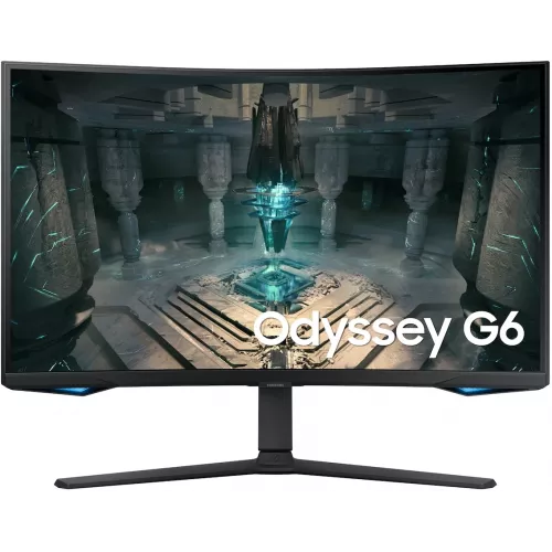 Монитор Samsung 31.5" Odyssey G6 S32BG650EUXEN черный VA LED 16:9 HDMI полуматовая HAS Piv 2500:1 350cd 178гр/178гр 2560x1440 240Hz FreeSync Premium Pro DP 2K USB 7.4кг