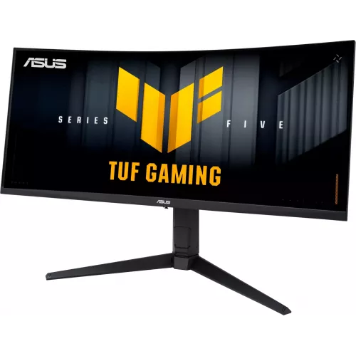 Монитор Asus 34" VG34WQL5A черный VA LED 21:9 HDMI M/M матовая HAS 4000:1 400cd 178гр/178гр 3440x1440 200Hz DP 4K USB 8.7кг