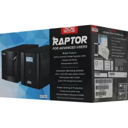 Источник бесперебойного питания Powercom Raptor RPT-1500AP 900Вт 1500ВА черный