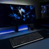 Клавиатура Оклик 870S черный USB беспроводная slim Multimedia (368218)