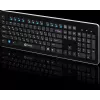 Клавиатура Оклик 870S черный USB беспроводная slim Multimedia (368218)