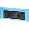 Клавиатура Оклик 870S черный USB беспроводная slim Multimedia (368218)