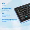 Клавиатура Оклик 870S черный USB беспроводная slim Multimedia (368218)