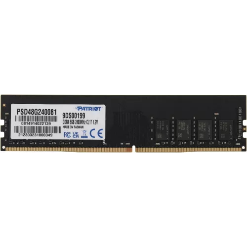 Память DDR4 8Gb 2400MHz Patriot PSD48G240081 Signature RTL PC4-19200 CL17 DIMM 288-pin 1.2В single rank Ret