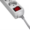 Сетевой фильтр PC Pet AP01006-E-G 1.8м (5 розеток) серый (пакет ПЭ)