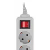 Сетевой фильтр PC Pet AP01006-3-G 3м (5 розеток) серый (пакет ПЭ)