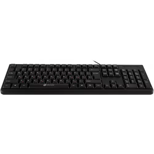 Клавиатура Оклик 100M HW3 черный USB (654570) кабель 1.6м