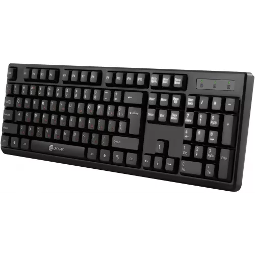 Клавиатура Оклик 100M HW3 черный USB (654570) кабель 1.6м