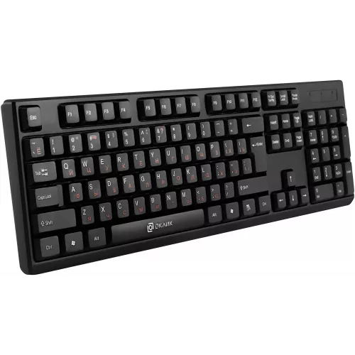 Клавиатура Оклик 100M HW3 черный USB (654570) кабель 1.6м