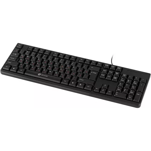 Клавиатура Оклик 100M HW3 черный USB (654570) кабель 1.6м