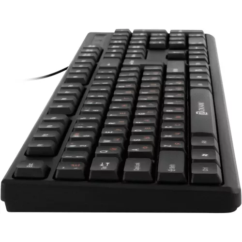 Клавиатура Оклик 100M HW3 черный USB (654570) кабель 1.6м