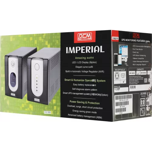 Источник бесперебойного питания Powercom Imperial IMP-3000AP 1800Вт 3000ВА черный