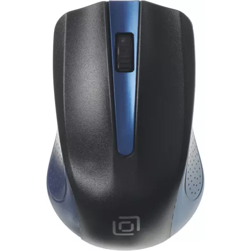 Мышь Оклик 485MW черный/синий оптическая 1200dpi беспров. USB для ноутбука 3but (997826)