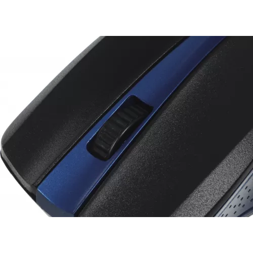 Мышь Оклик 485MW черный/синий оптическая 1200dpi беспров. USB для ноутбука 3but (997826)