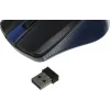 Мышь Оклик 485MW черный/синий оптическая 1200dpi беспров. USB для ноутбука 3but (997826)