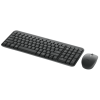 Клавиатура + мышь Logitech MK250 Compact MR0114 клав:графитовый мышь:графитовый USB беспроводная BT Multimedia (920-013853)