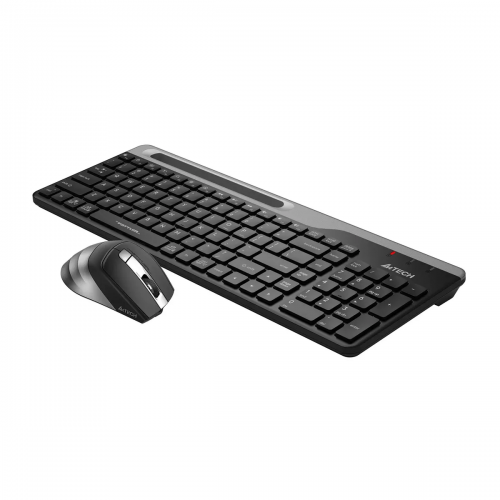 Клавиатура + мышь A4Tech Fstyler FB2535C клав:черный/серый мышь:черный/серый USB беспроводная Bluetooth/Радио slim (FB2535C SMOKY GREY)