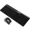 Клавиатура + мышь A4Tech Fstyler FB2535C клав:черный/серый мышь:черный/серый USB беспроводная Bluetooth/Радио slim (FB2535C SMOKY GREY)
