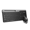 Клавиатура + мышь A4Tech Fstyler FB2535C клав:черный/серый мышь:черный/серый USB беспроводная Bluetooth/Радио slim (FB2535C SMOKY GREY)