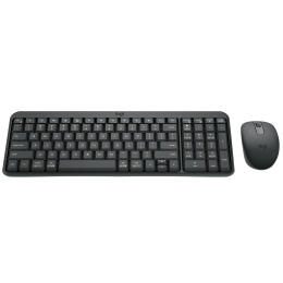 Клавиатура + мышь Logitech MK250 Compact MR0114 клав:графитовый мышь:графитовый USB беспроводная BT Multimedia (920-013853)