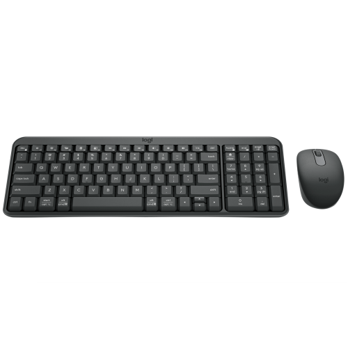 Клавиатура + мышь Logitech MK250 Compact MR0114 клав:графитовый мышь:графитовый USB беспроводная BT Multimedia (920-013853)