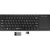 Клавиатура Оклик 830ST черный USB беспроводная slim Multimedia Touch (1011937)