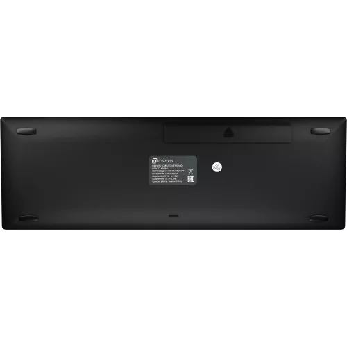 Клавиатура Оклик 830ST черный USB беспроводная slim Multimedia Touch (1011937)