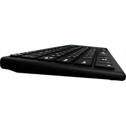 Клавиатура Оклик 830ST черный USB беспроводная slim Multimedia Touch (1011937)