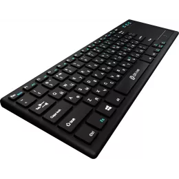 Клавиатура Оклик 830ST черный USB беспроводная slim Multimedia Touch (1011937)