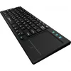 Клавиатура Оклик 830ST черный USB беспроводная slim Multimedia Touch (1011937)