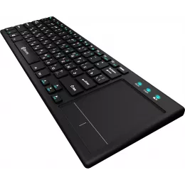 Клавиатура Оклик 830ST черный USB беспроводная slim Multimedia Touch (1011937)