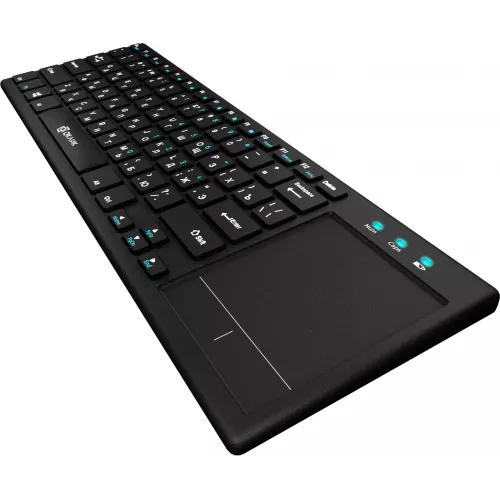 Клавиатура Оклик 830ST черный USB беспроводная slim Multimedia Touch (1011937)