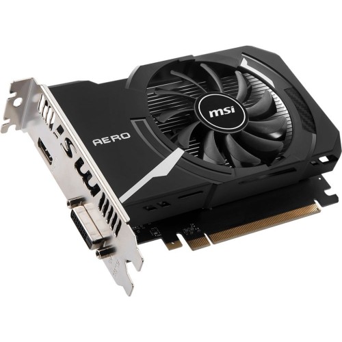 Видеокарта MSI PCI-E 3.0 GT 1030 AERO ITX 2GD4 OC NVIDIA GeForce GT 1030 2Gb 64bit DDR4 1189/2100 HDMIx1 HDCP Ret