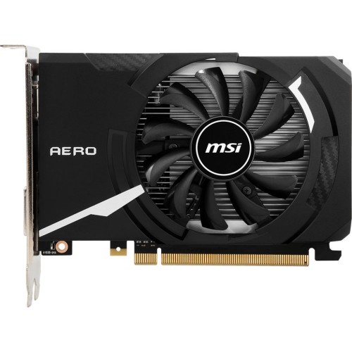 Видеокарта MSI PCI-E 3.0 GT 1030 AERO ITX 2GD4 OC NVIDIA GeForce GT 1030 2Gb 64bit DDR4 1189/2100 HDMIx1 HDCP Ret
