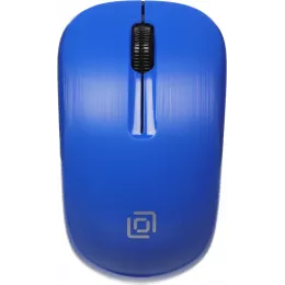 Мышь Оклик 525MW черный/синий оптическая 1000dpi беспров. USB для ноутбука 3but (1090723)