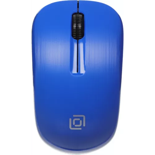 Мышь Оклик 525MW черный/синий оптическая 1000dpi беспров. USB для ноутбука 3but (1090723)