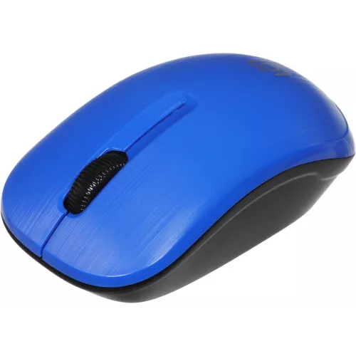 Мышь Оклик 525MW черный/синий оптическая 1000dpi беспров. USB для ноутбука 3but (1090723)