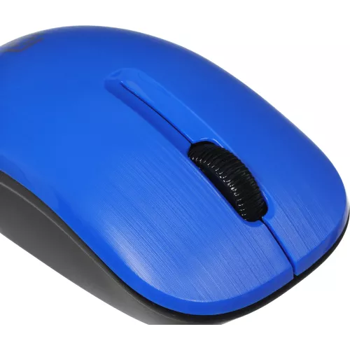 Мышь Оклик 525MW черный/синий оптическая 1000dpi беспров. USB для ноутбука 3but (1090723)