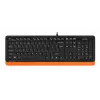 Клавиатура + мышь A4Tech Fstyler F1010 клав:черный/оранжевый мышь:черный/оранжевый USB Multimedia (F1010 ORANGE)
