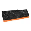 Клавиатура + мышь A4Tech Fstyler F1010 клав:черный/оранжевый мышь:черный/оранжевый USB Multimedia (F1010 ORANGE)
